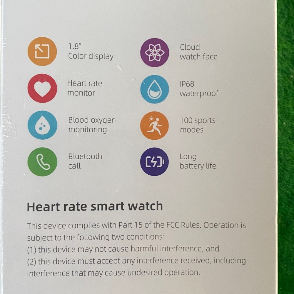 Smart Watch W208P-Pink Manufacturers Sealed NEW - Picture 4 of 5